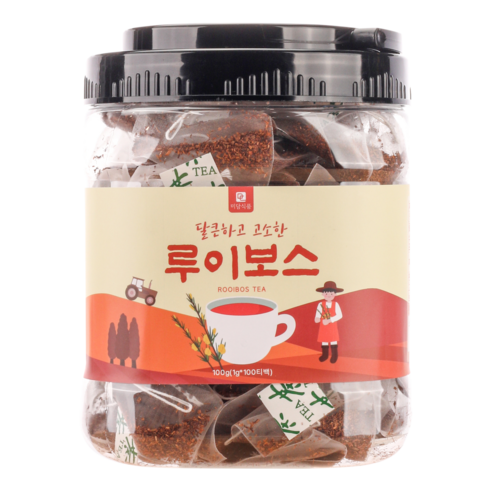 [미세플라스틱 없는 생분해필터] 미담식품 루이보스 차 삼각티백