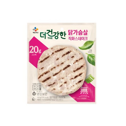 CJ 더건강한 닭가슴살 직화스테이크 100G X 12개