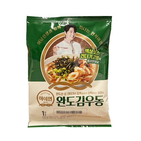 삼립 하이면 한국식 완도 김우동 우동