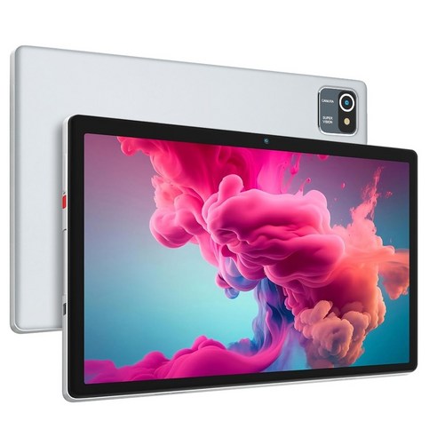 Wqplo MB1001 태블릿PC,안드로이드 13,10.1인치 태블릿,RAM 6GB, Wi-Fi, 실버/Silver, 64GB