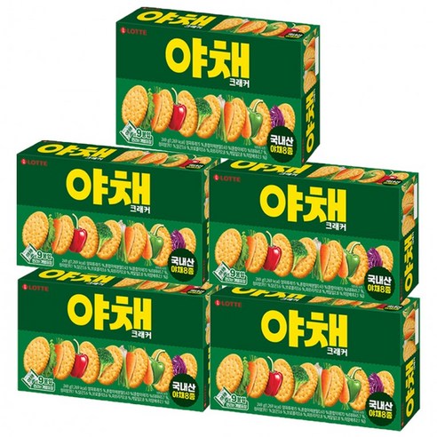 롯데 야채크래커 249g x 5개, 249g, 상세페이지 참조