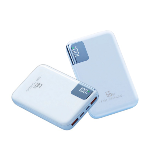 미니멀 프리미엄 보조 배터리 30000mAh 66W 초고속 충전 파스텔 톤
