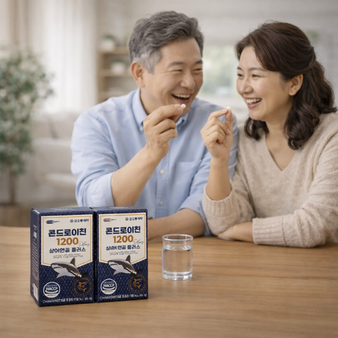 코오롱제약 콘드로이친 1200 상어연골 플러스 관절 연골 건강 중년영양제 콘드로이틴