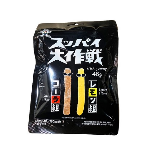 왕왕스틱젤리 콜라레몬, 48g, 60개