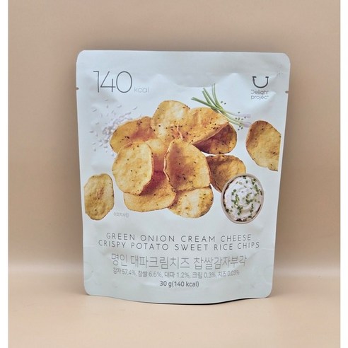 딜라이트 프로젝트 명인 찹쌀감자부각 대파크림치즈