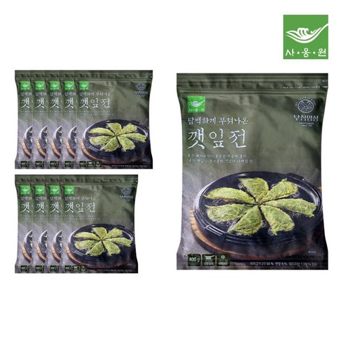 [자연맘스토리] 사옹원 깻잎전 400g x 10개