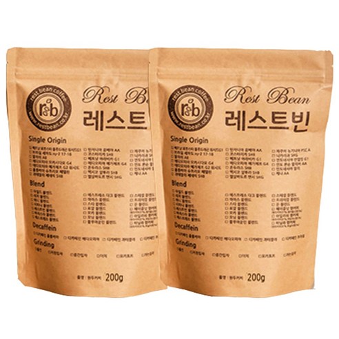 케냐 AA, 가는입자, 200g, 2개