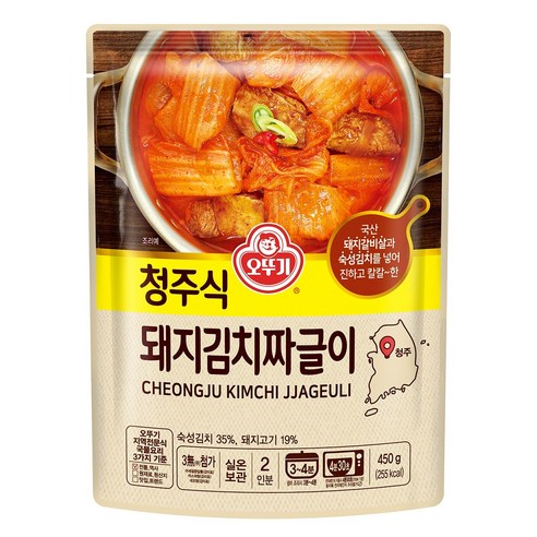 오뚜기 청주식 돼지김치짜글이