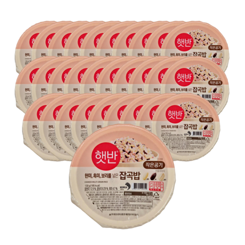 햇반 잡곡밥, 130g, 30개