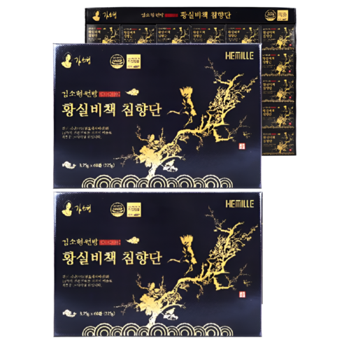 HnF (최신제조) 김소형원방 황실비책 침향단 60환 인도네시아산 침향 최대 함량 24% 고급선물용