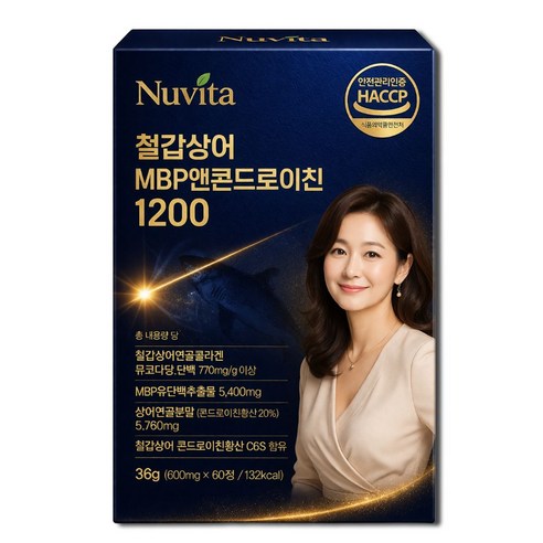 포사인 콘드로이친 1200 돼지 연골 유래 + MBP 앤 콘드로이친 1200 [15개구매시 포사인콘드로이친 세트 증정], 1박스, 60정