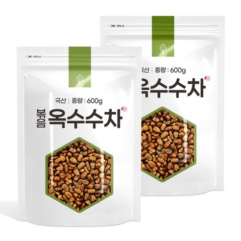 자연초 [자연초] 국산 볶은 옥수수차 600g x 2팩