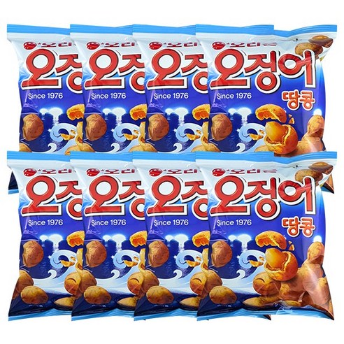 오리온 오징어땅콩, 80g, 8개