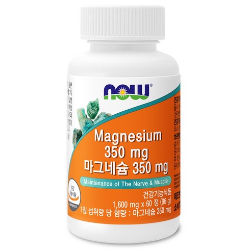 나우푸드 마그네슘 350mg 60정 2개월분, 60정, 1박스