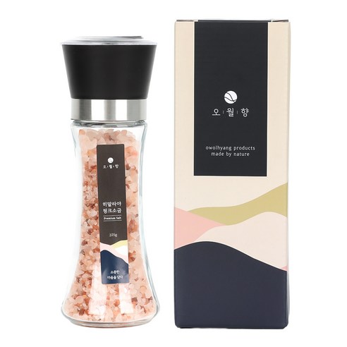 히말라야 핑크솔트 소금 답례품 장례 조문 조의, 핑크솔트, 1개