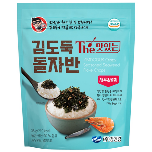 김앤김 The맛있는 돌자반 새우 멸치