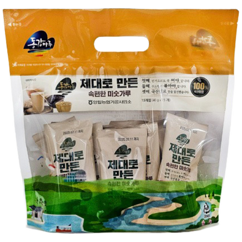 영월농협 동강마루 국산100% 미숫가루스틱, 45g, 60개