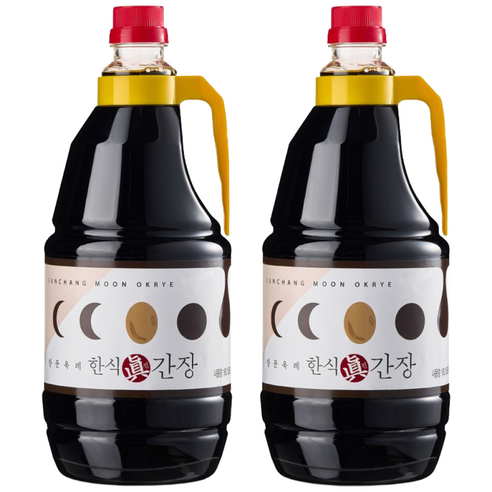 순창문옥례식품 우리콩 진간장 한식간장으로 만든 건강한 진간장, 2개, 1.8L