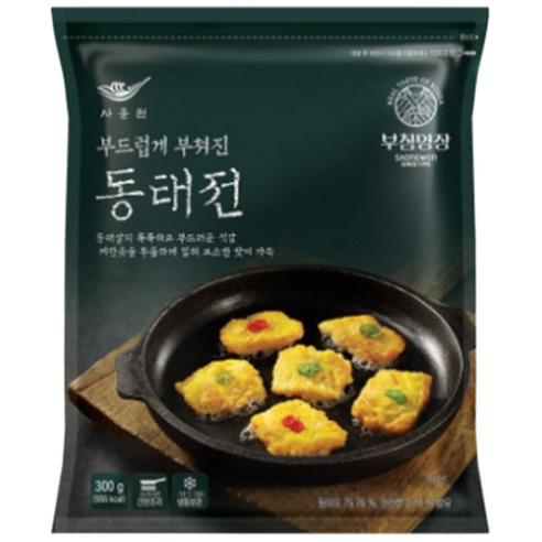 [자연맘스토리] 사옹원 동태전 300g x 3개