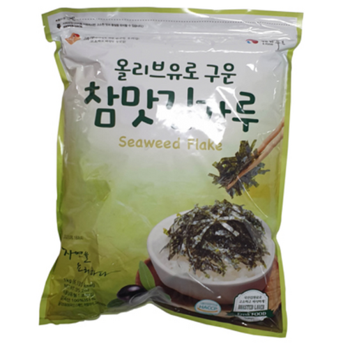 [케이푸드] 올리브유로 구운참맛김가루 1kg 조미김가루 비빔밥 주먹밥 국수용 대용량