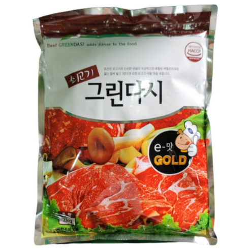 쇠고기 그린다시 골드 2kg X 6개 / 두원식품 조미료