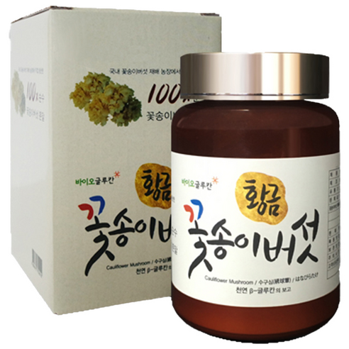 바이오글루칸 황금꽃송이버섯 분말, 1개, 100g