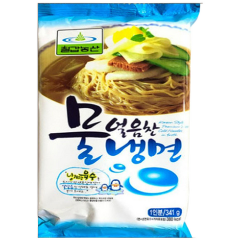 칠갑농산 얼음찬물냉면, 341g, 4개