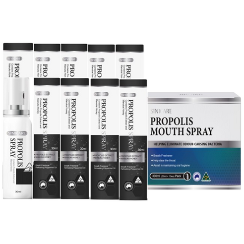 시니케어 본사 출고 프로폴리스  스프레이 30ml 10개 (총 300ml)_New Design