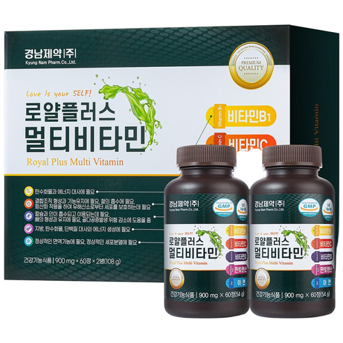 [경남제약] 로얄플러스 멀티비타민 60정 x 2병