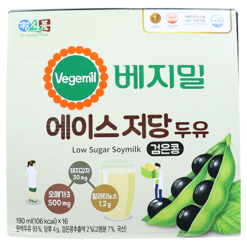 정식품 베지밀 에이스 두유 190ml x 32팩 (A2)