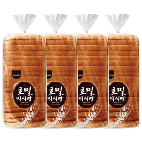 [JH삼립] 호밀빅식빵 1kg 4봉