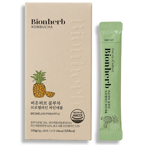 비온허브 콤부차 파인애플 건강쥬스