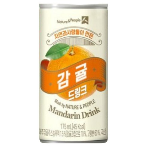 제주감귤 드링크 과즙음료 175mlx30캔, 175ml, 60개