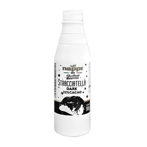 나피 초코쉘 900g 대용량 스트라치아텔라 굳는 코팅 소스 시럽 다크 초콜릿 32%, 1개, 900g