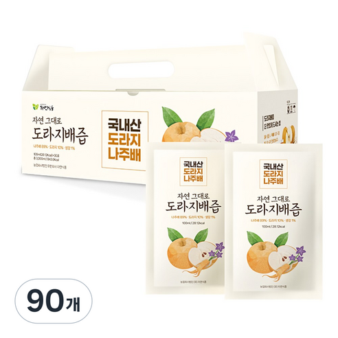 자연식품 자연그대로 도라지배즙