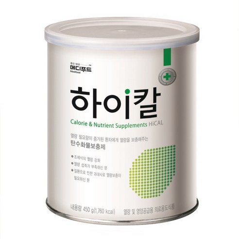 메디푸드 하이칼(400g/캔) 탄수화물 열량보충/ 유당,단백질,지방 무함유