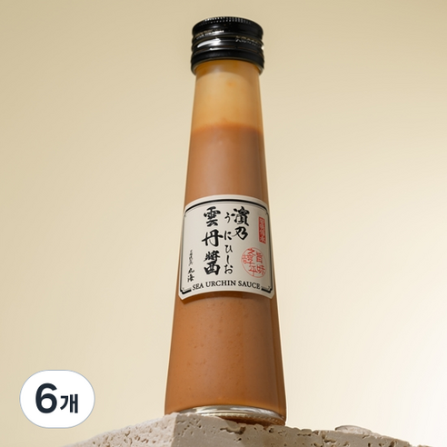 마루카이 우니히시오 우니 간장 성게 운탄 쇼유 110g, 110g, 6개