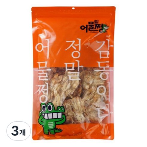 어물쩡 쥐포채, 3개, 250g