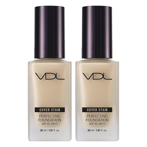 브이디엘 커버 스테인 퍼펙팅 파운데이션 30ml, 2개, V03