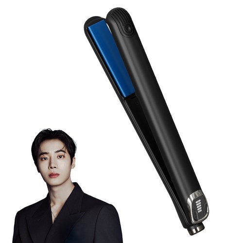 포뷰트 데미지리스 스트레이트 웨이브 미디움 고데기 FB-P231, 블랙