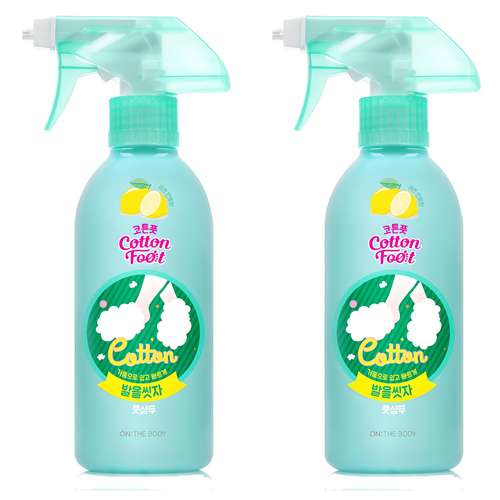 온더바디 발을씻자 코튼 풋샴푸 레몬민트향 이미지