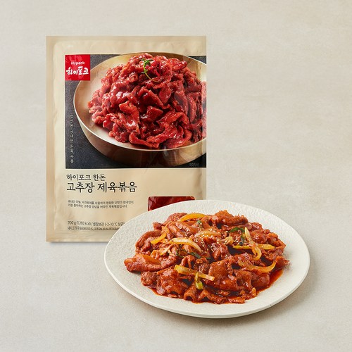 [로켓프레시] 하이포크 한돈 고추장 제육볶음, 1개, 700g