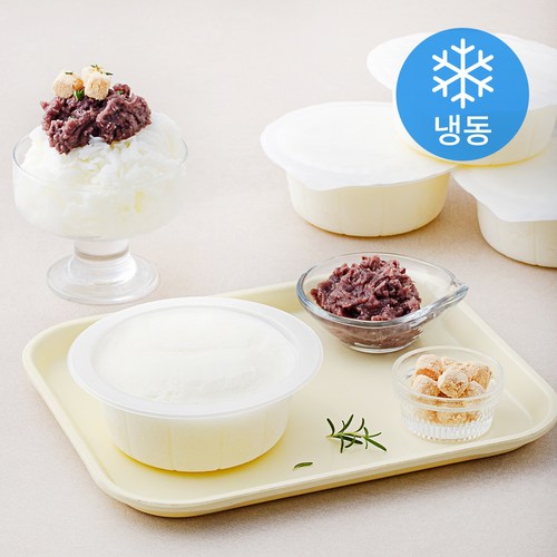 [로켓프레시] 밀크빙수 (냉동), 300g, 12개