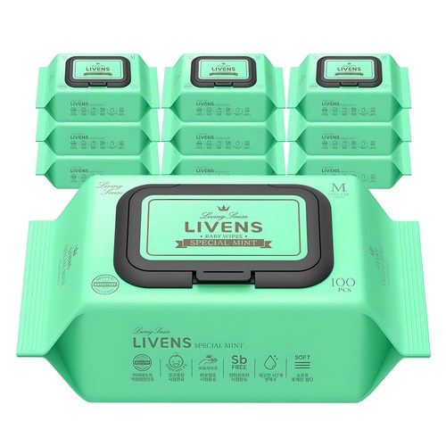 리벤스 스페셜 민트 유아물티슈 캡형 이미지