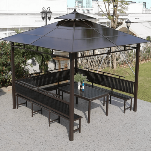 정자 원두막 파고라 옥상 틈새 주택  어닝 이동 하우스 컨테이너 야외 소형 간이 모듈러 캐비닛 정원