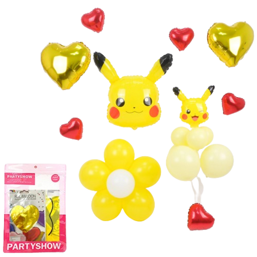 파티쇼 캐릭터 벌룬세트, 피카츄, 1세트