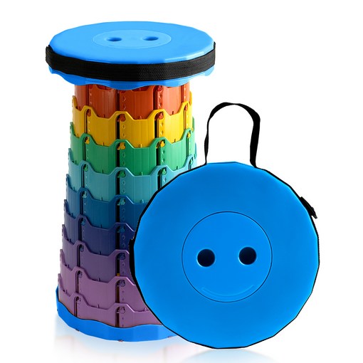 코멧 아웃도어 휴대용 높이조절 캠핑 스툴