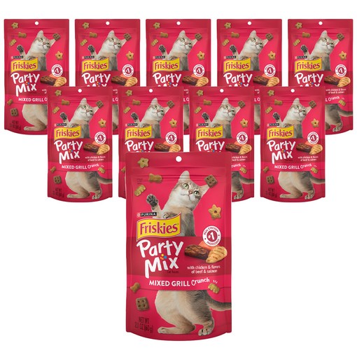 프리스키 파티믹스 믹스그릴 60g x 10개, 믹스그릴, 60g, 10개