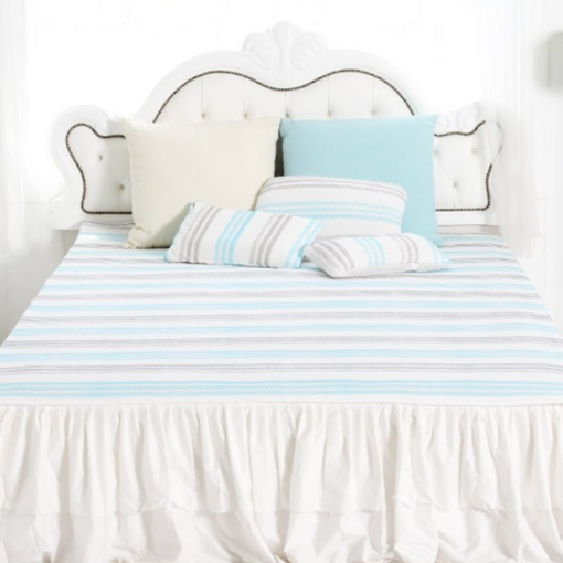 라인하우스 3D메쉬 사계절용 돌침대 전용매트 밀림방지매트 3cm, 스트라이프 넌슬립미끄럼방지