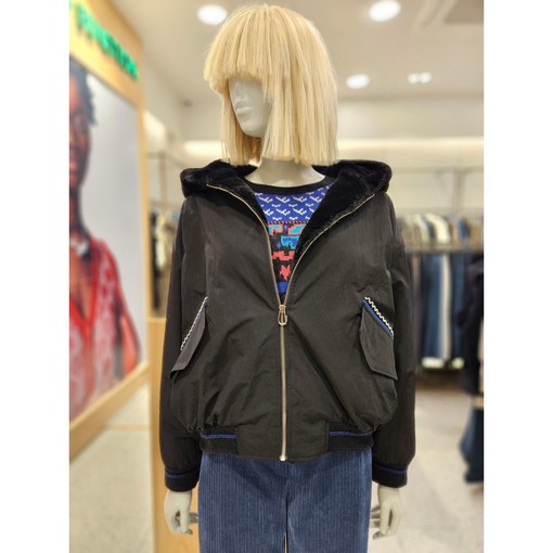 베네통 브론즈 숏 점퍼 BAJP50461